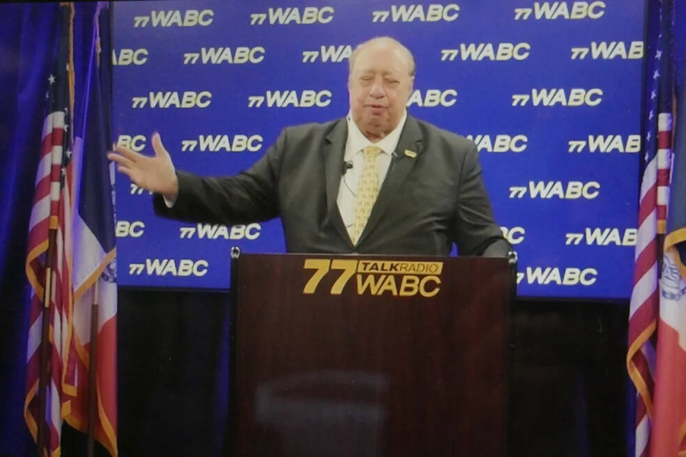 John Catsimatidis speaks from New York at a press conference regarding the Edgewood ostriches Nov. 6, 2025. (Evert Lindquist/Revelstoke Review screenshot)