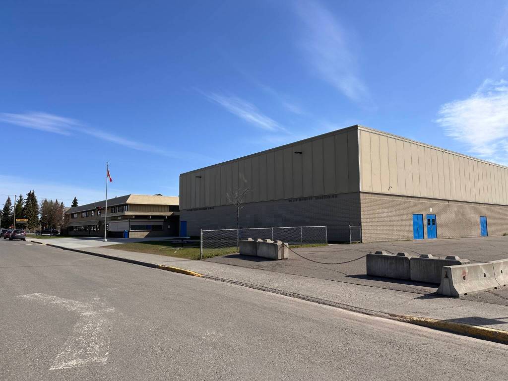 The Nechako Valley Secondary School building on Bute Ave. ( Omineca Express)