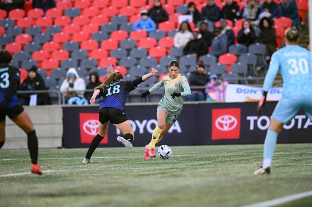 Rise FC forward Holly Ward (pictured) played for the team during the Northern Super Leagues inaugural season. (Vancouver Rise FC)